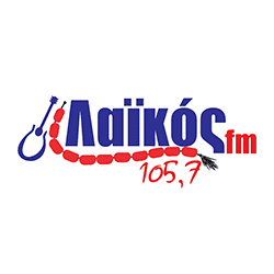 105.7 Λαικος Logo