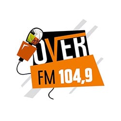 104.9 Over FM Logo