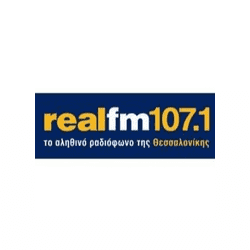 107.1 Real FM Logo